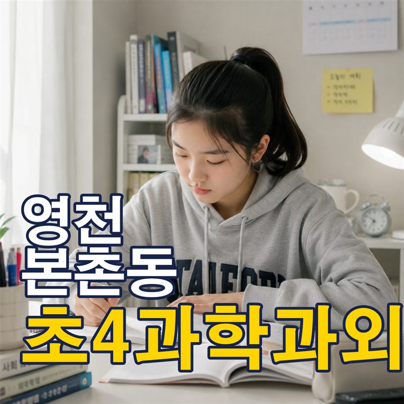 영천 본촌동 초4과학과외