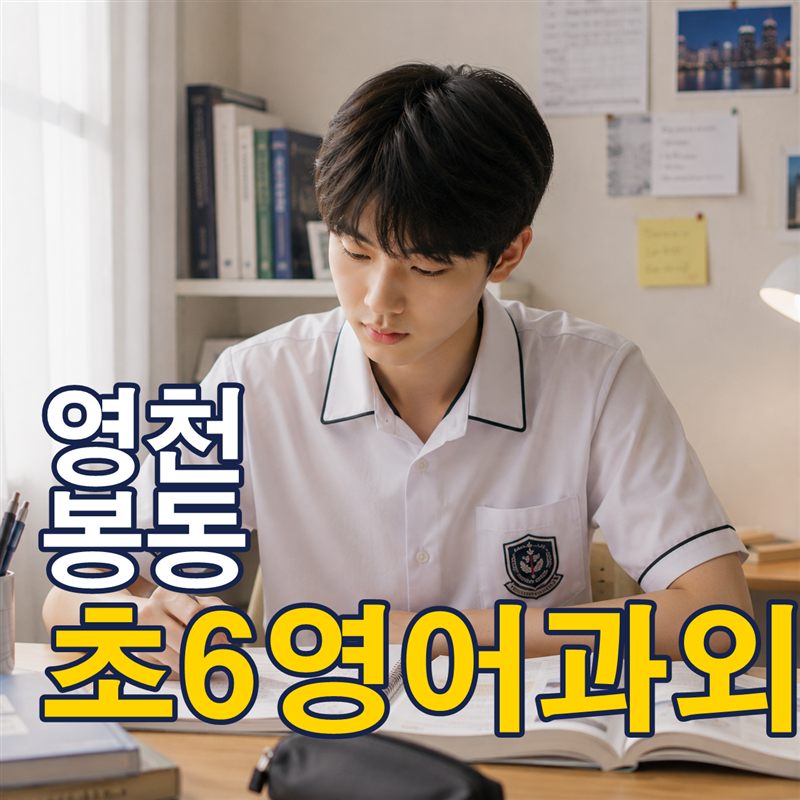 영천 봉동 초6영어과외