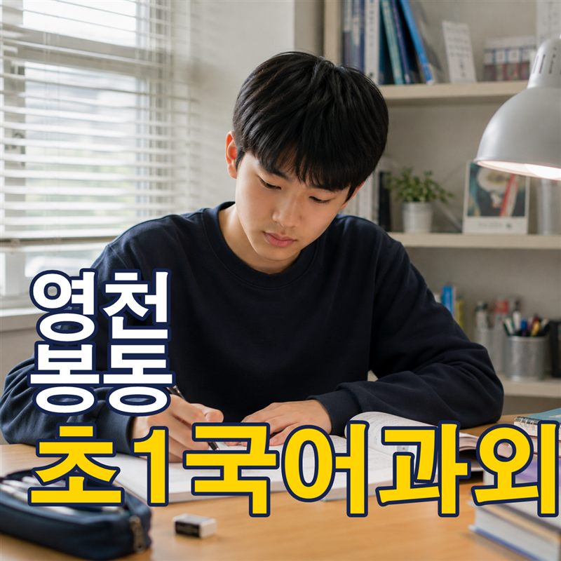 영천 봉동 초1국어과외