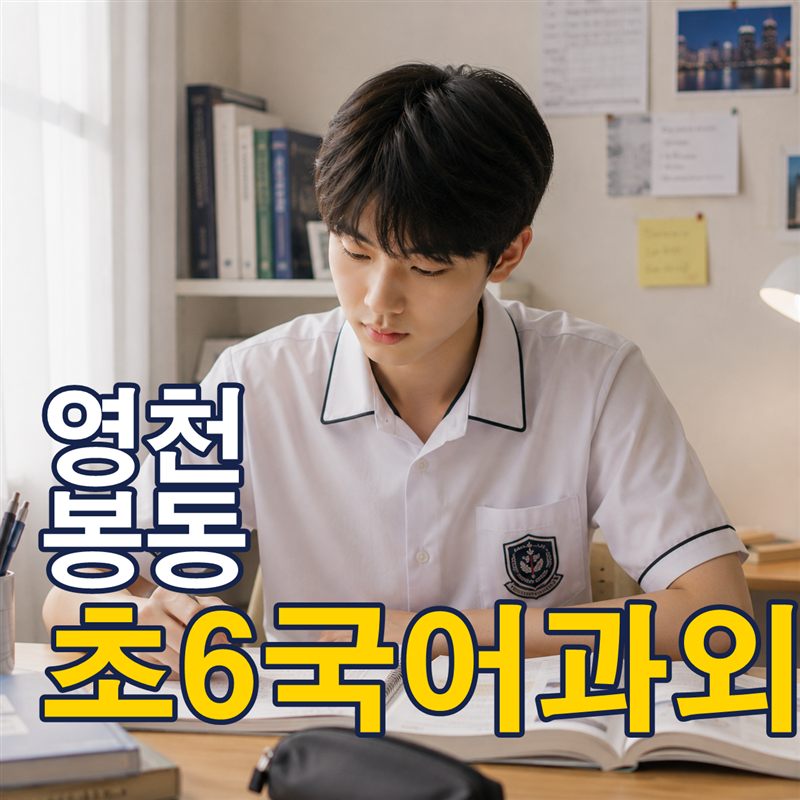 영천 봉동 초6국어과외