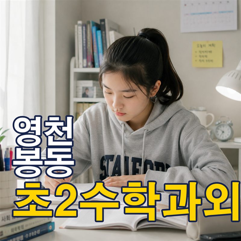 영천 봉동 초2수학과외