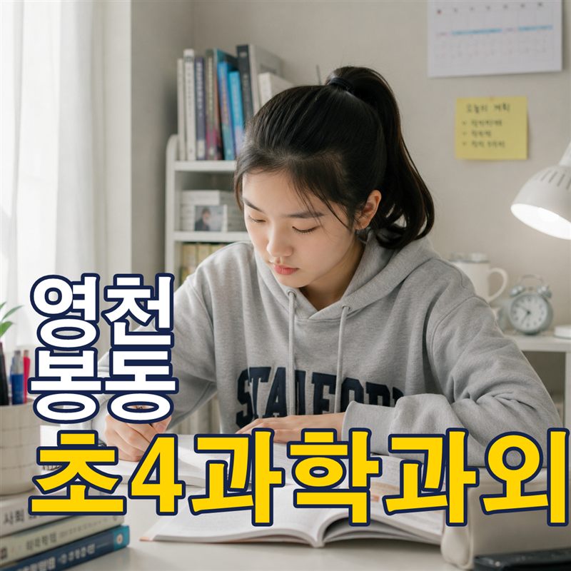 영천 봉동 초4과학과외
