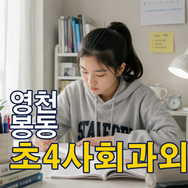 영천 봉동 초4사회과외