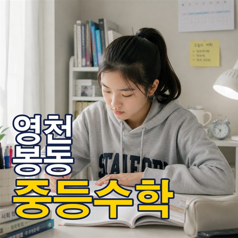 영천 봉동 중등수학