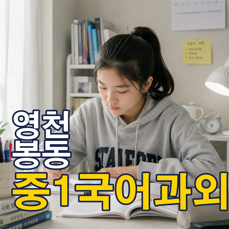 영천 봉동 중1국어과외
