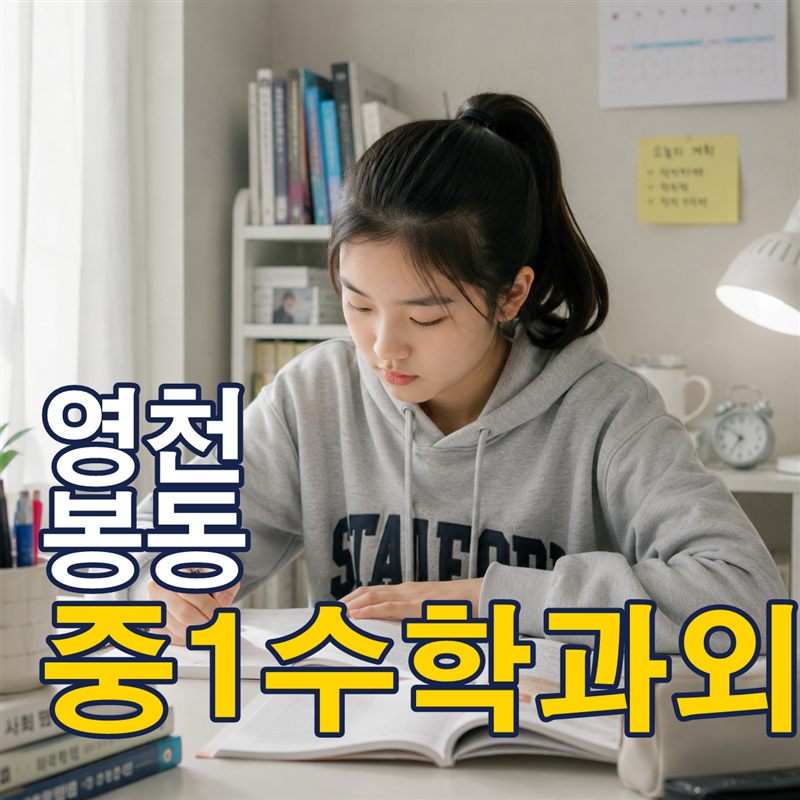 영천 봉동 중1수학과외