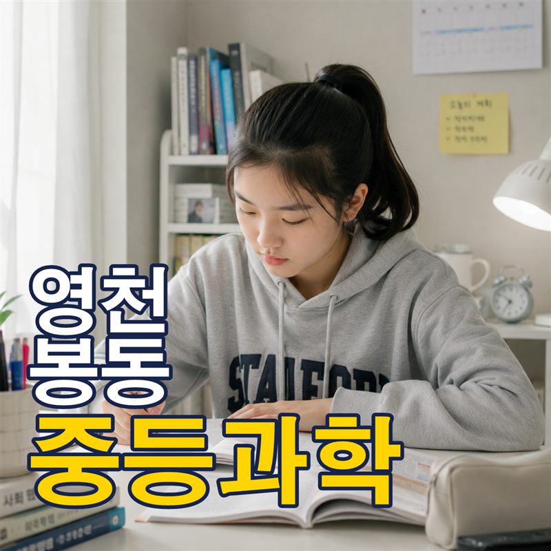 영천 봉동 중등과학