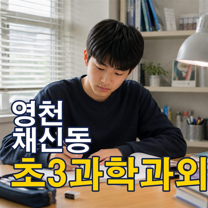 영천 채신동 초3과학과외