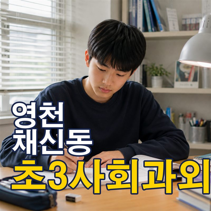 영천 채신동 초3사회과외