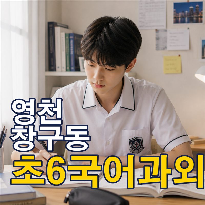 영천 창구동 초6국어과외