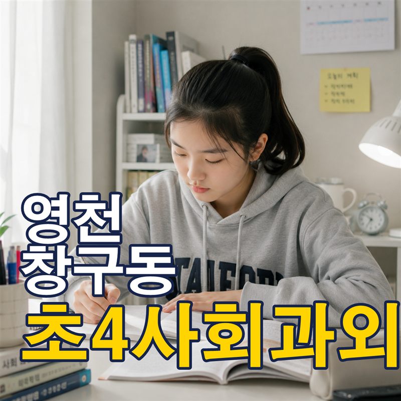 영천 창구동 초4사회과외