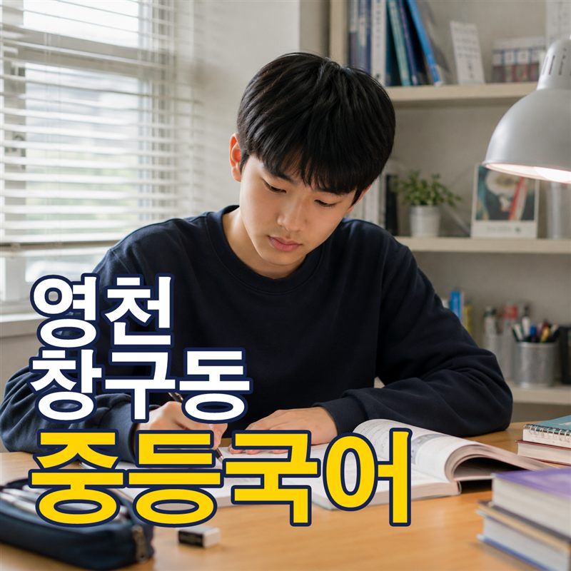 영천 창구동 중등국어