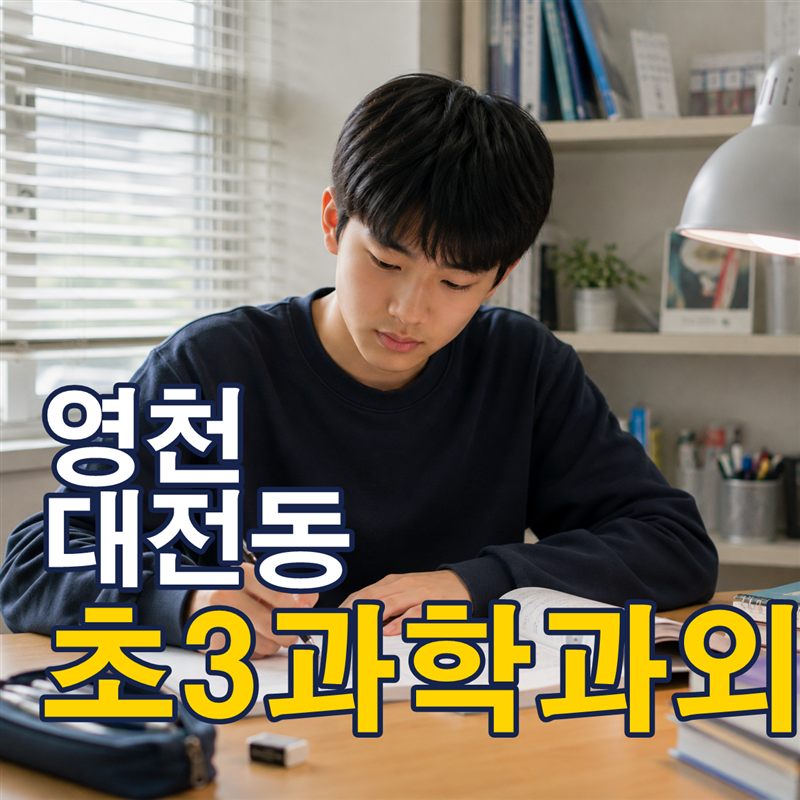 영천 대전동 초3과학과외