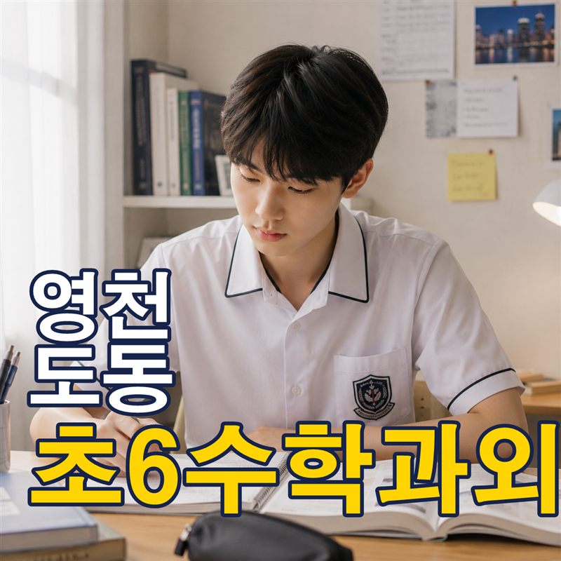 영천 도동 초6수학과외