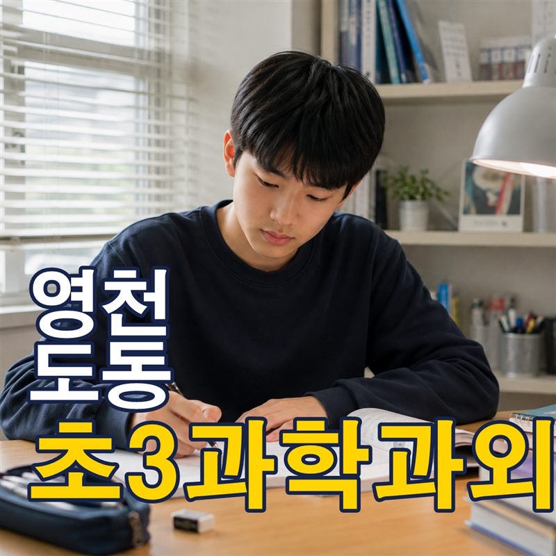 영천 도동 초3과학과외