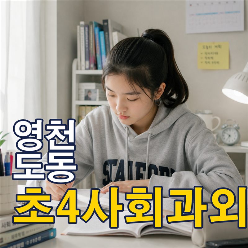 영천 도동 초4사회과외