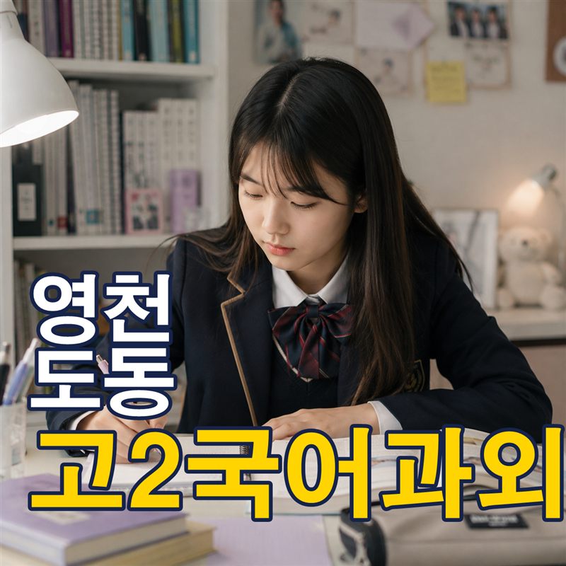영천 도동 고2국어과외