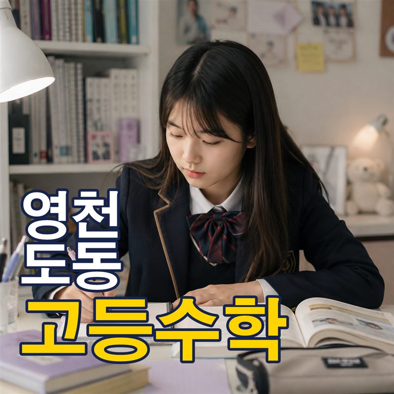 영천 도동 고등수학