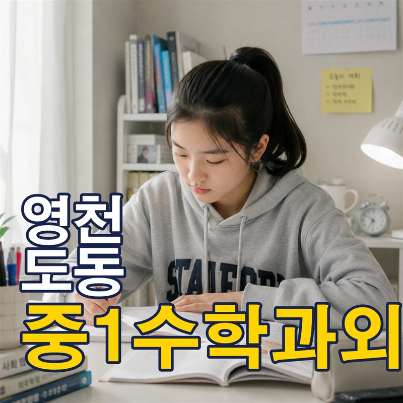 영천 도동 중1수학과외