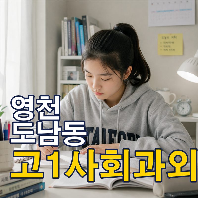 영천 도남동 고1사회과외