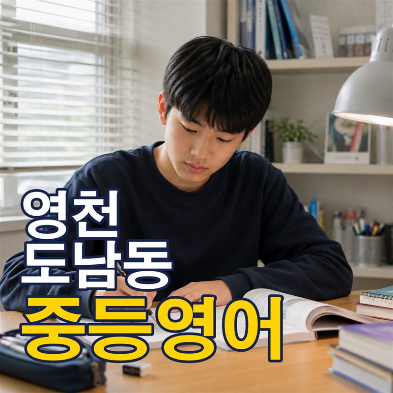 영천 도남동 중등영어
