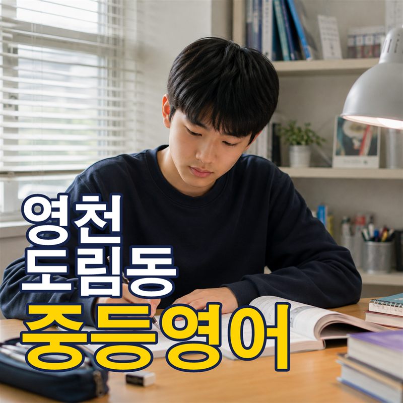 영천 도림동 중등영어