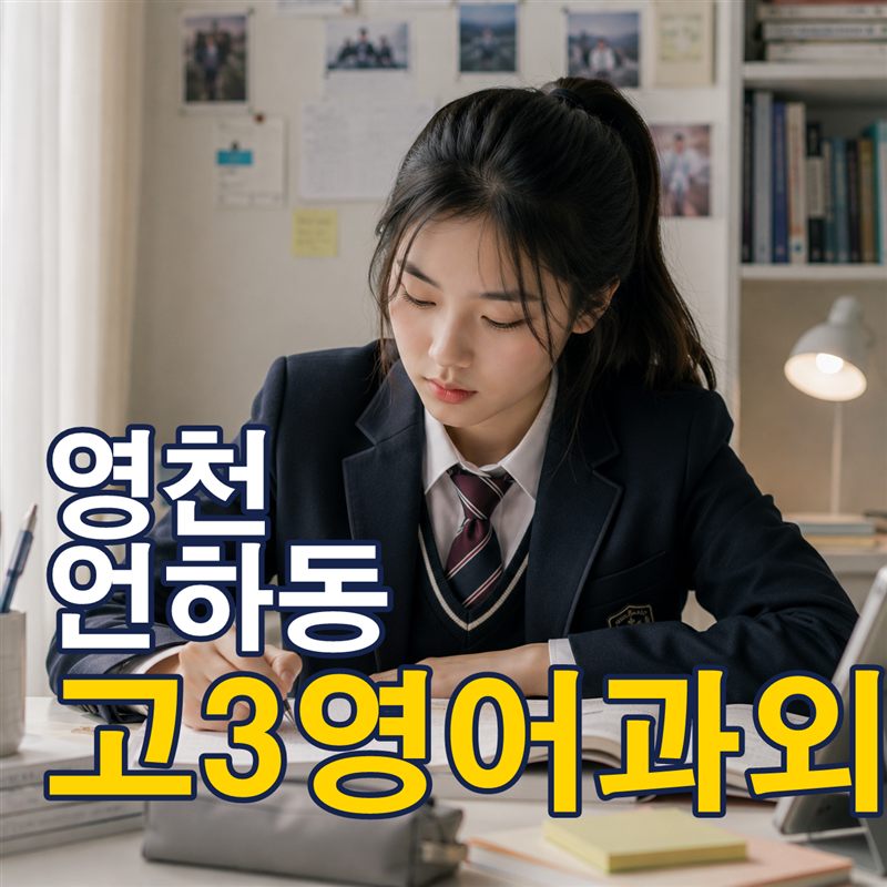 영천 언하동 고3영어과외