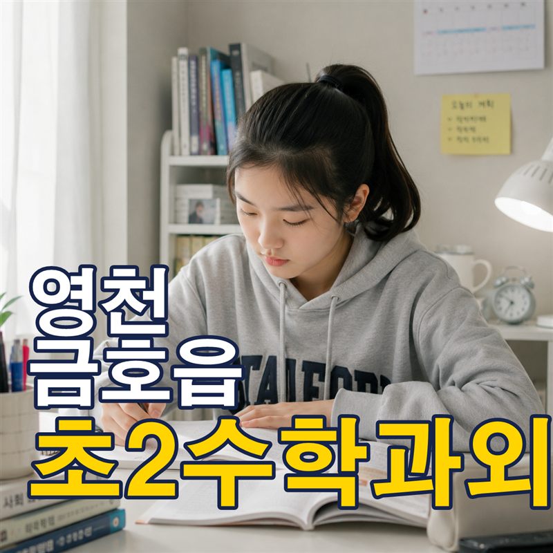 영천 금호읍 초2수학과외