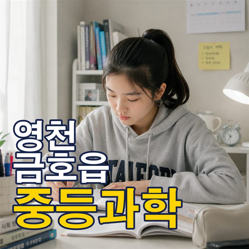 영천 금호읍 중등과학