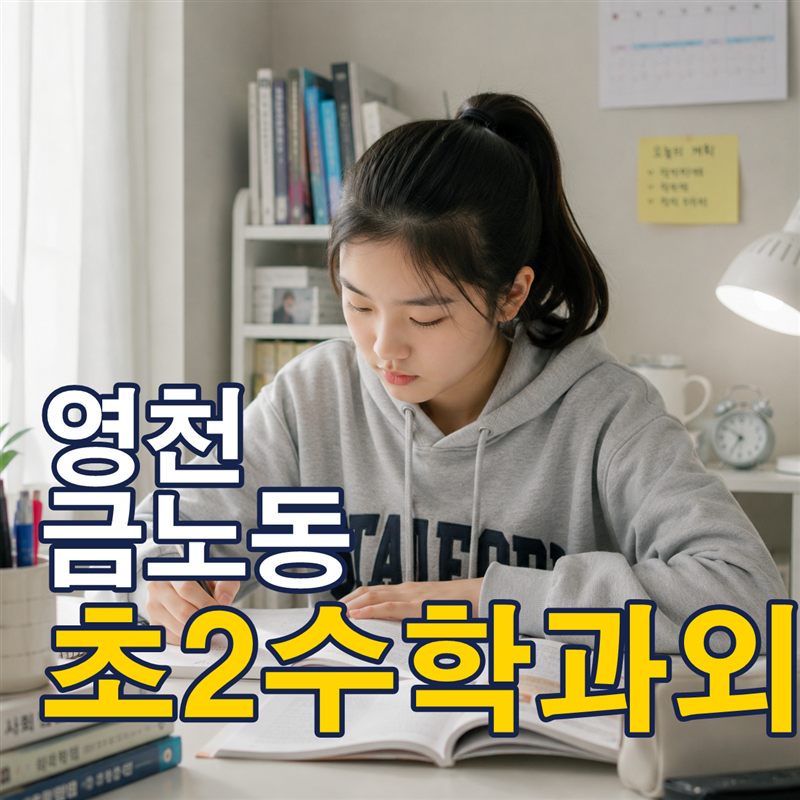 영천 금노동 초2수학과외