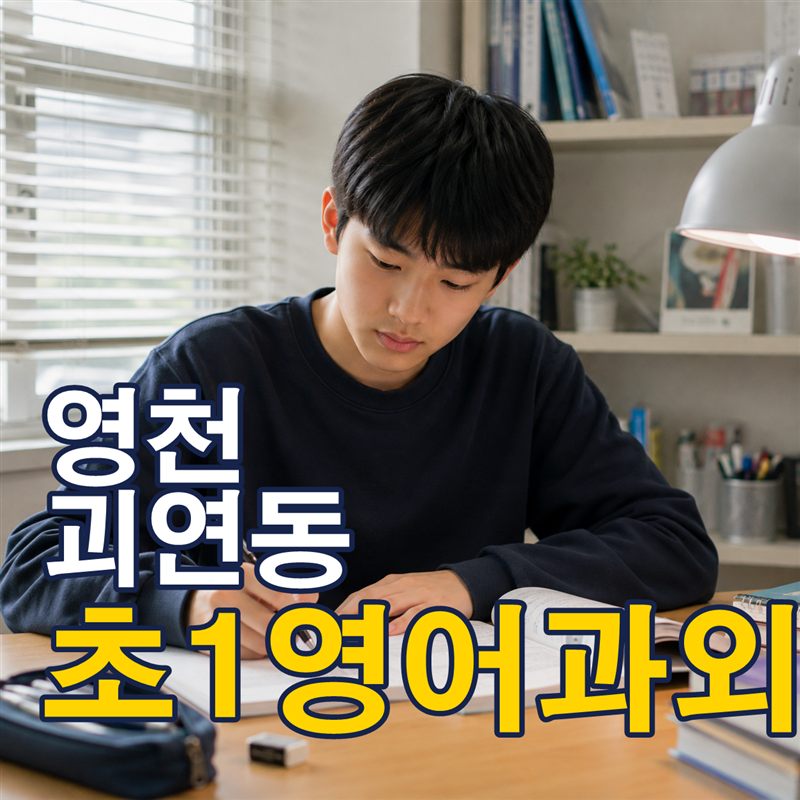 영천 괴연동 초1영어과외
