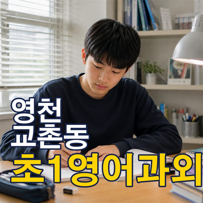 영천 교촌동 초1영어과외