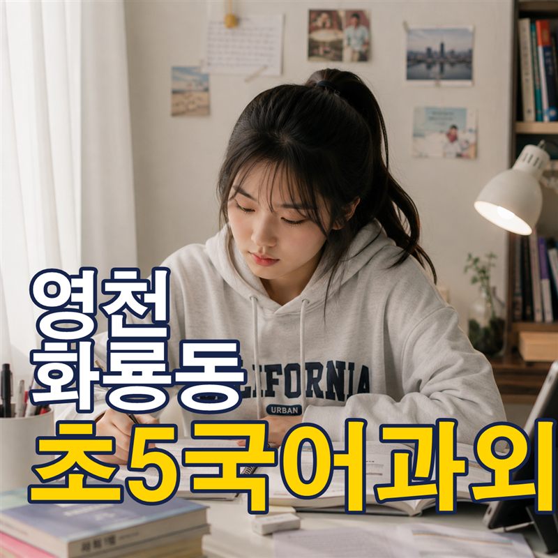 영천 화룡동 초5국어과외