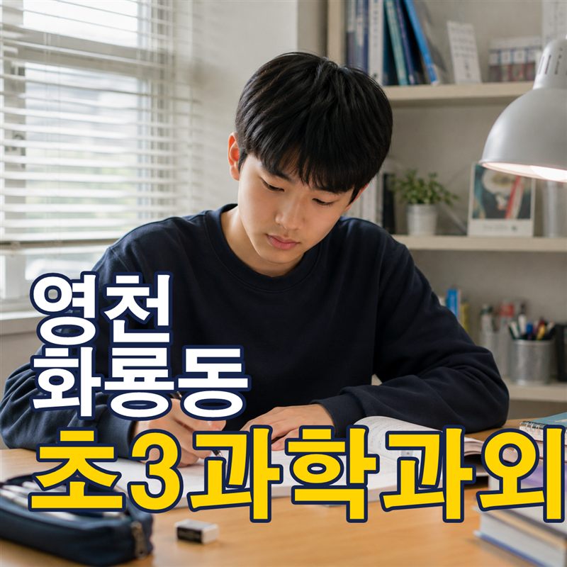 영천 화룡동 초3과학과외