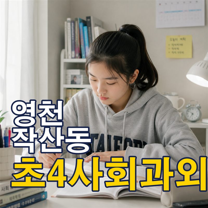 영천 작산동 초4사회과외