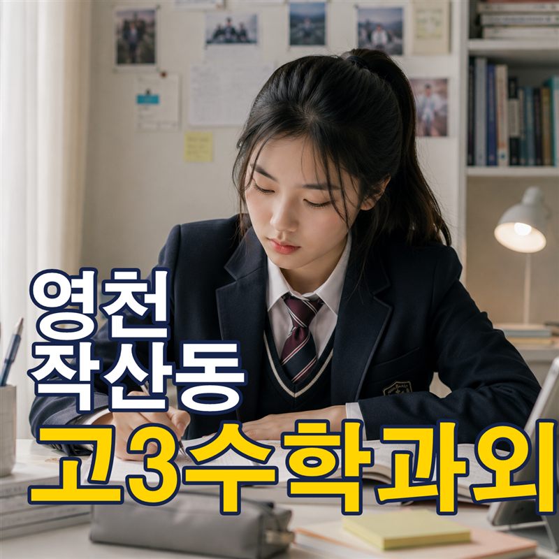 영천 작산동 고3수학과외