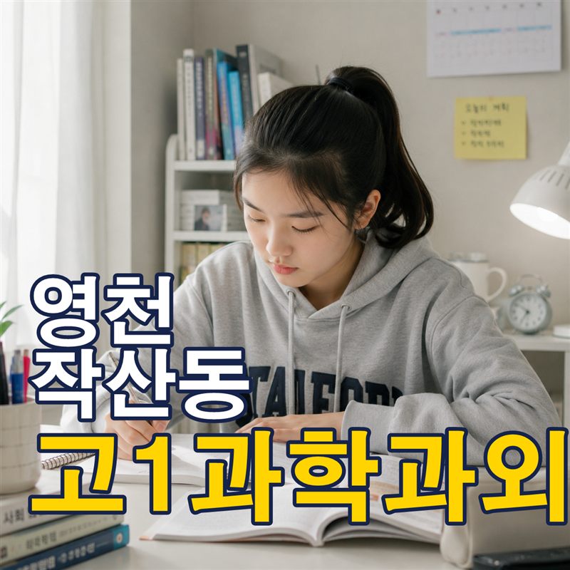 영천 작산동 고1과학과외
