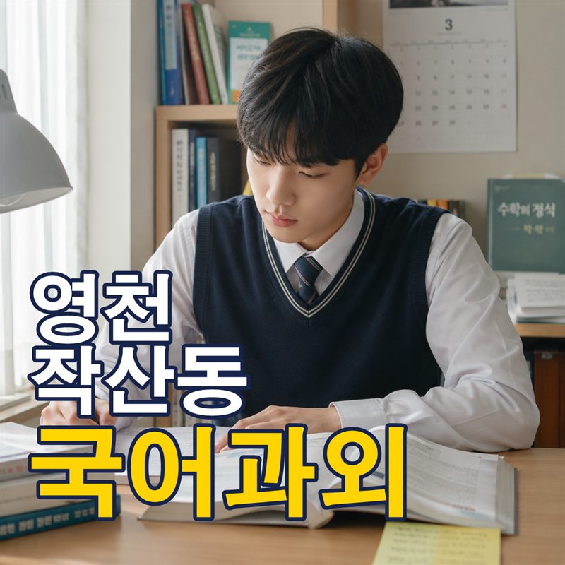 영천 작산동 국어과외