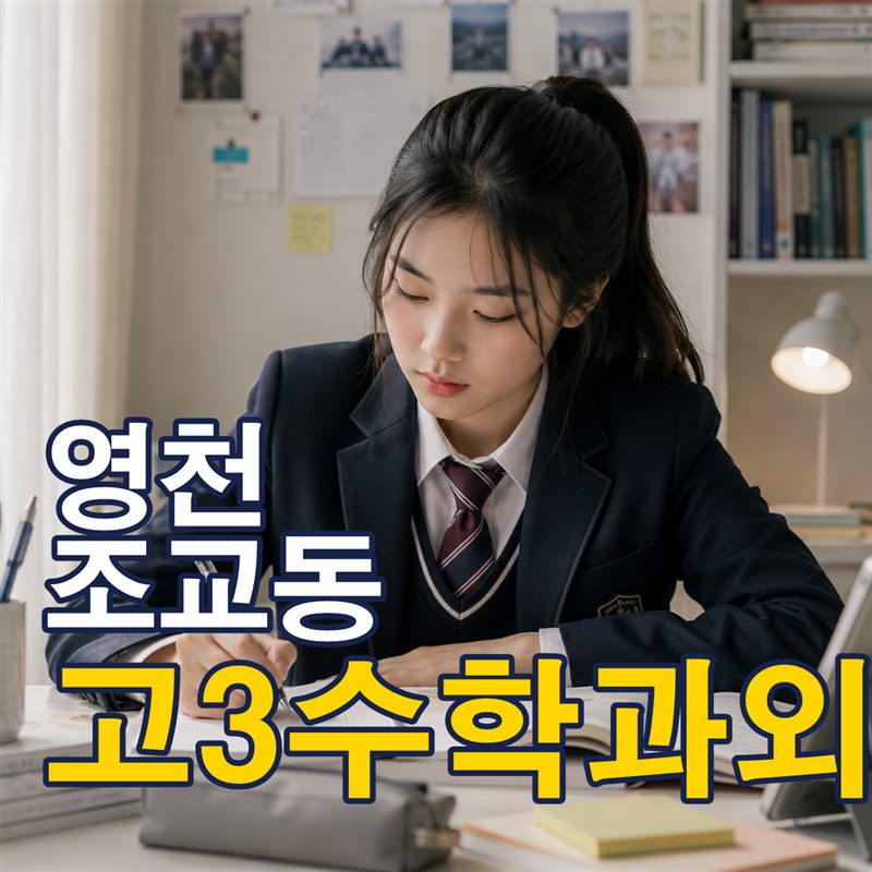 영천 조교동 고3수학과외