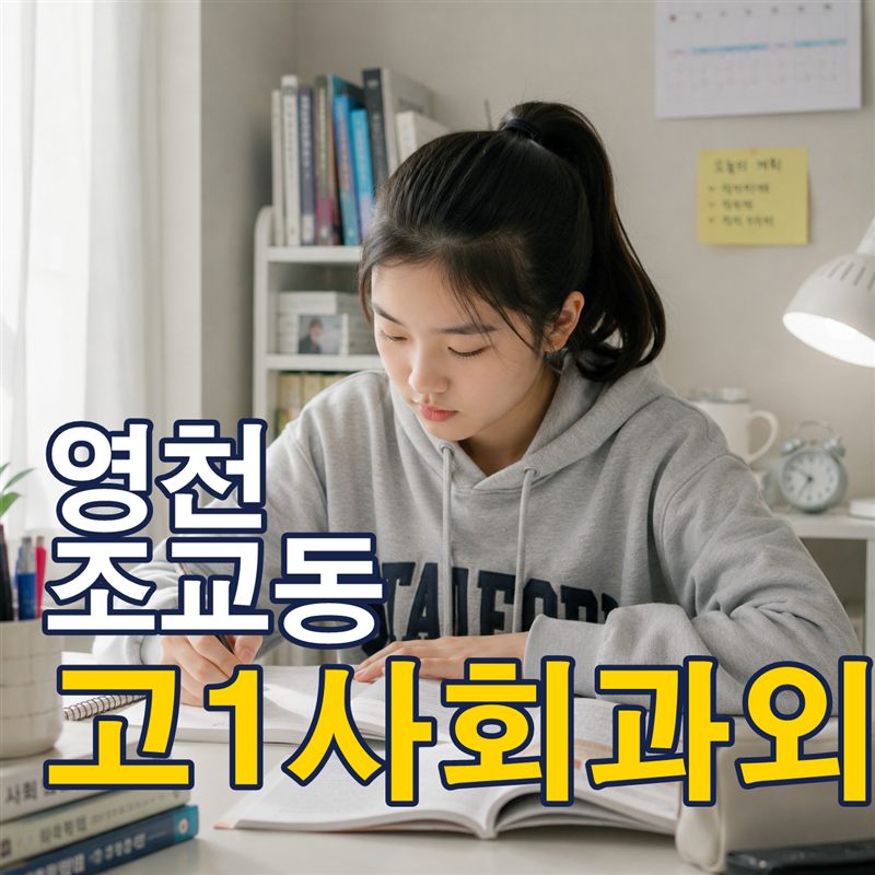 영천 조교동 고1사회과외