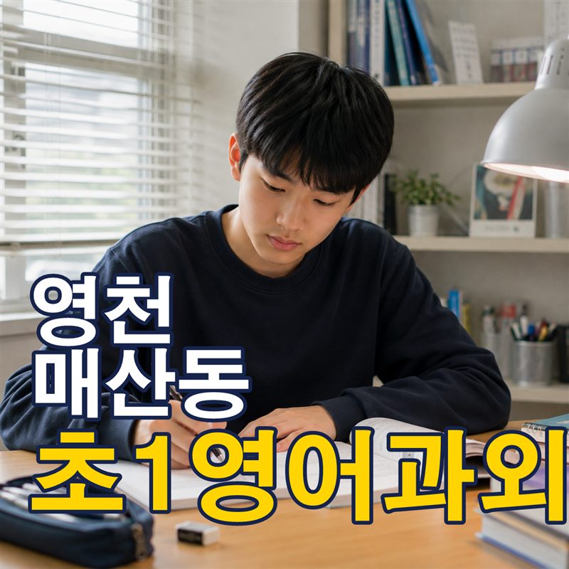 영천 매산동 초1영어과외