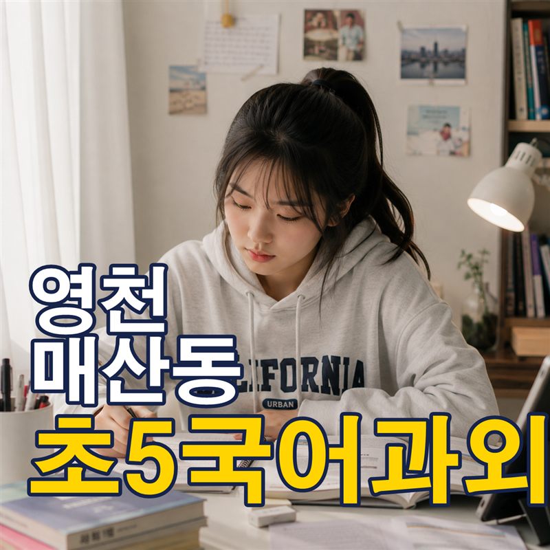 영천 매산동 초5국어과외
