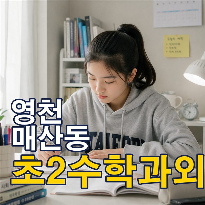 영천 매산동 초2수학과외