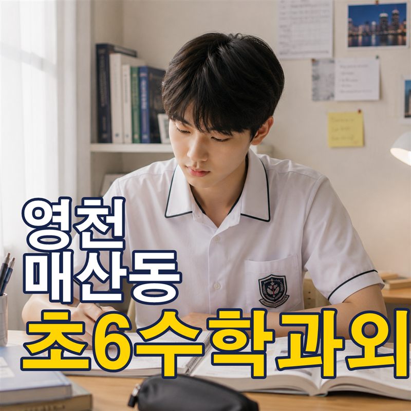 영천 매산동 초6수학과외