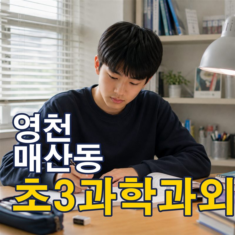 영천 매산동 초3과학과외