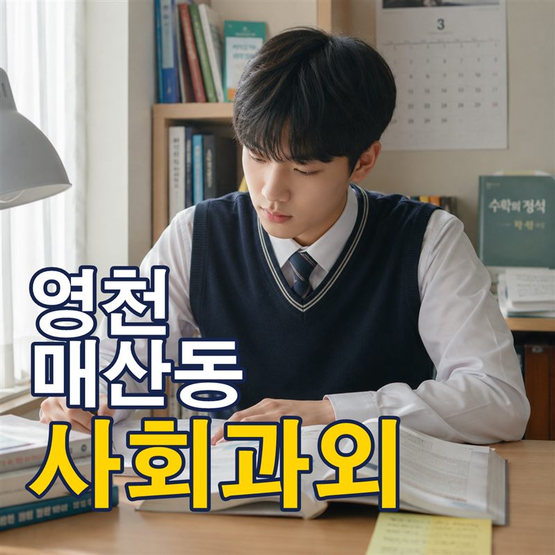 영천 매산동 사회과외