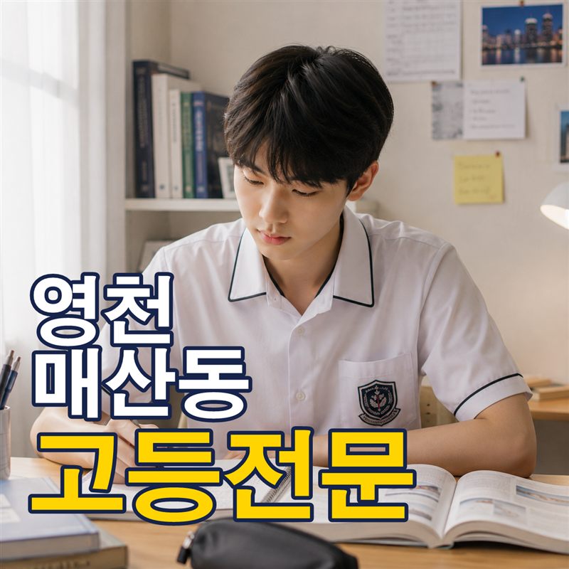 영천 매산동 고등전문