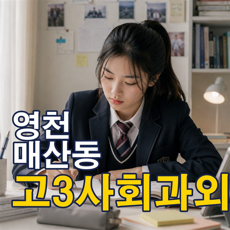 영천 매산동 고3사회과외