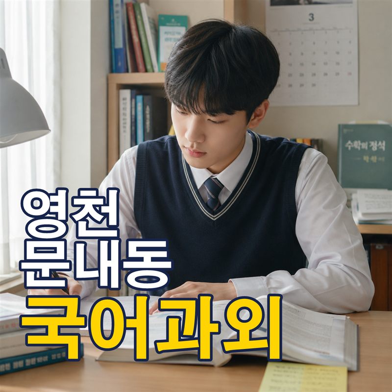 영천 문내동 국어과외