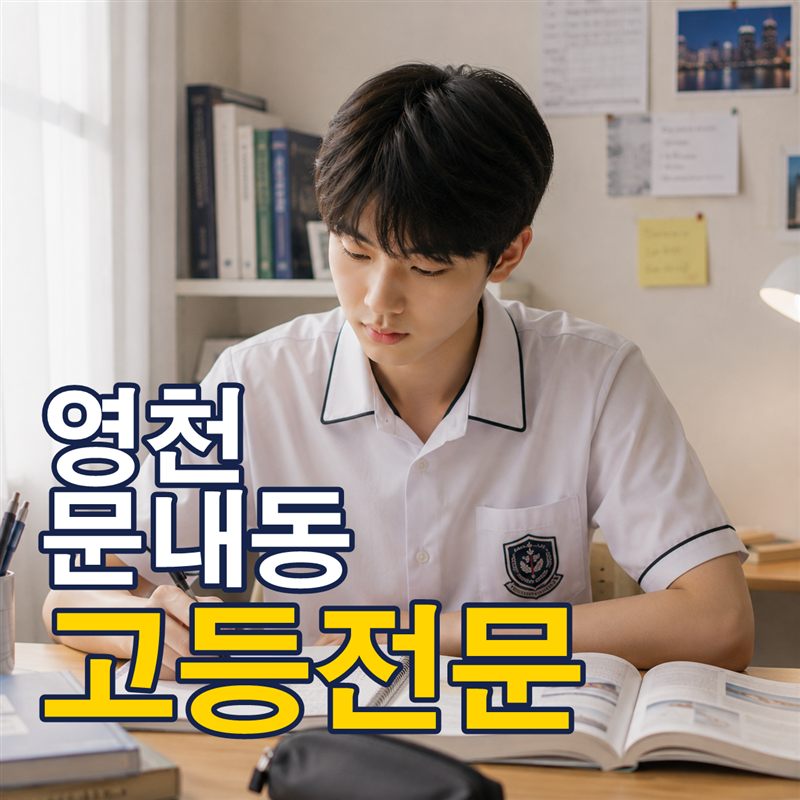 영천 문내동 고등전문